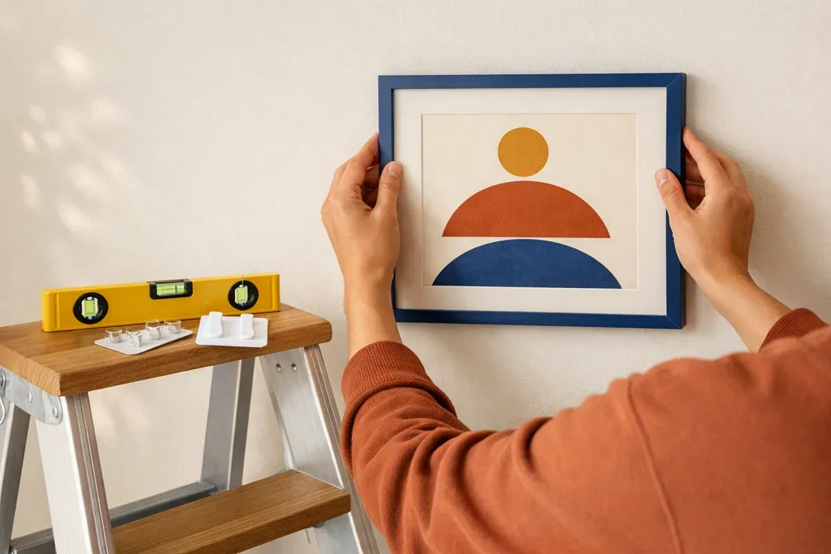 Accrocher un tableau sans abîmer le mur