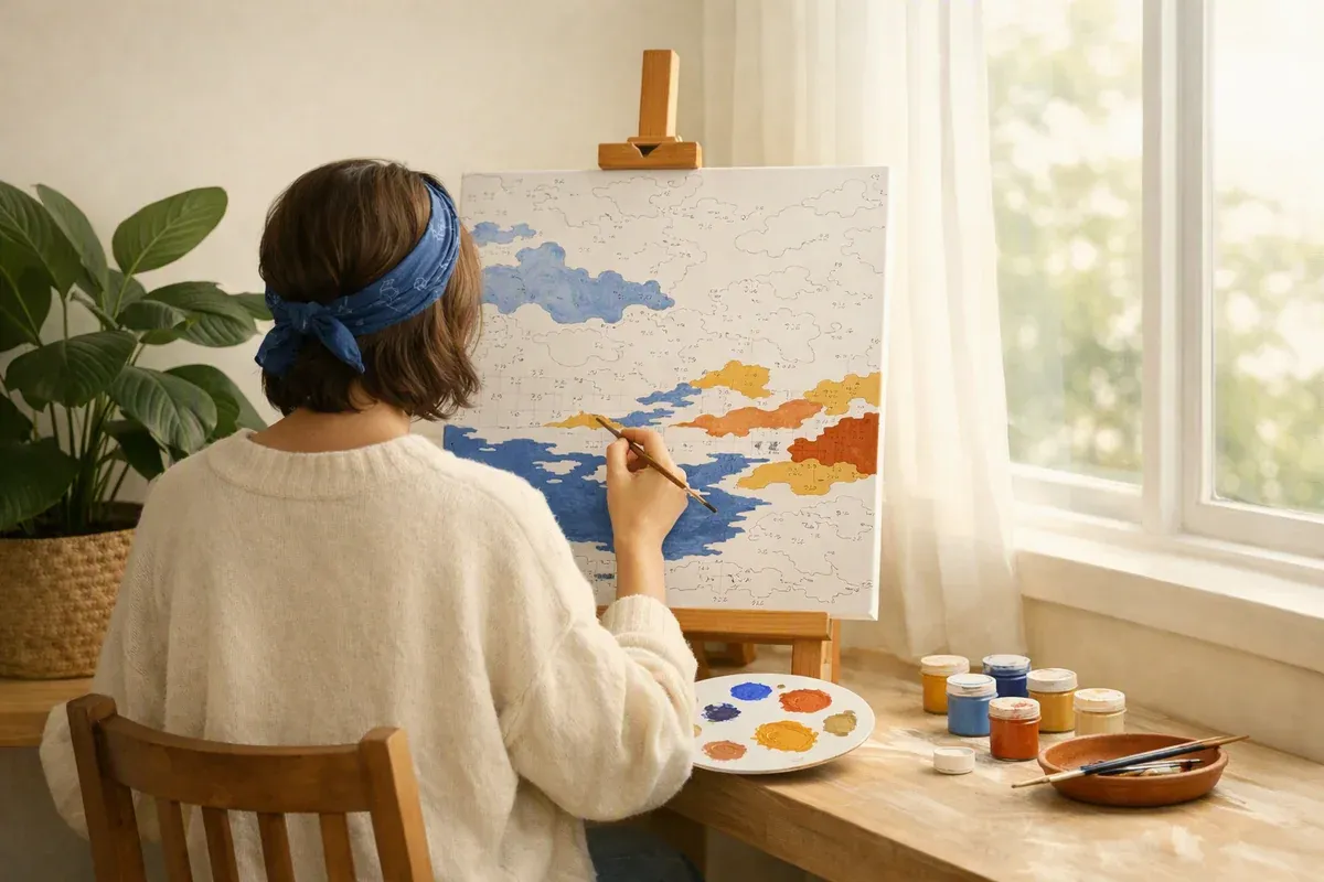 Peinture par numéro et art-thérapie : l'activité anti-stress