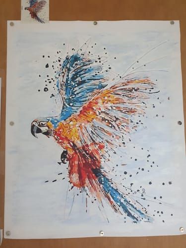 Toile peinte par Jean P.