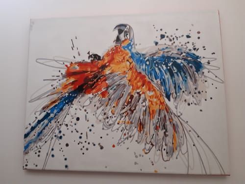 Toile peinte par Jean-pierre 7.