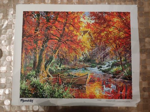 Toile peinte par Laurine D.