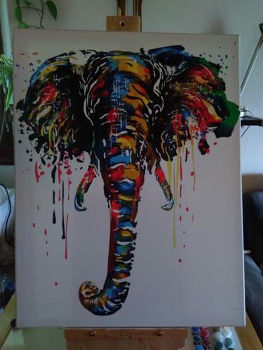 Toile peinte par Dominique L.