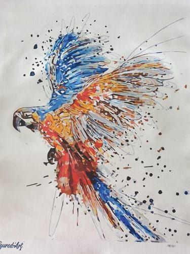 Toile peinte par Céline