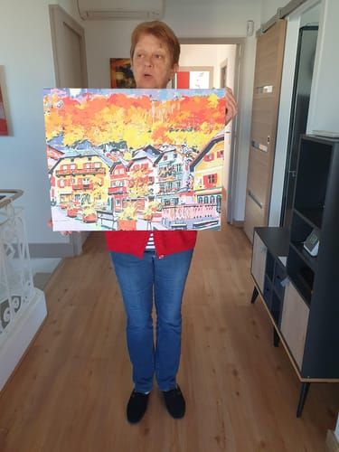 Toile peinte par Martine