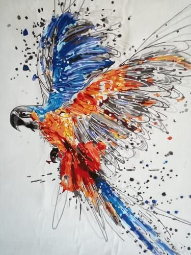 Toile peinte par Michèle R.