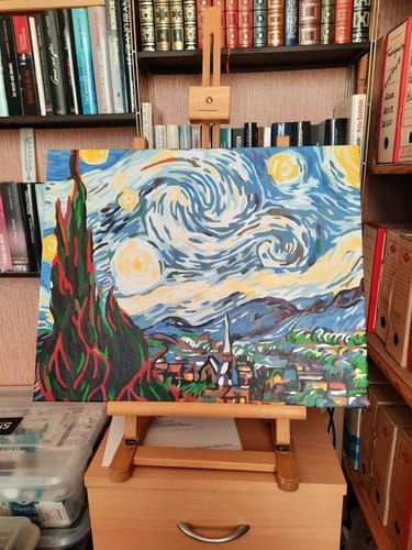 Toile peinte par Yvette A.