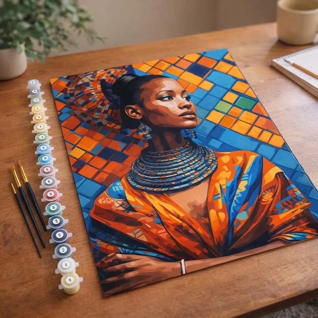 Peinture par numéro Beauté Africaine