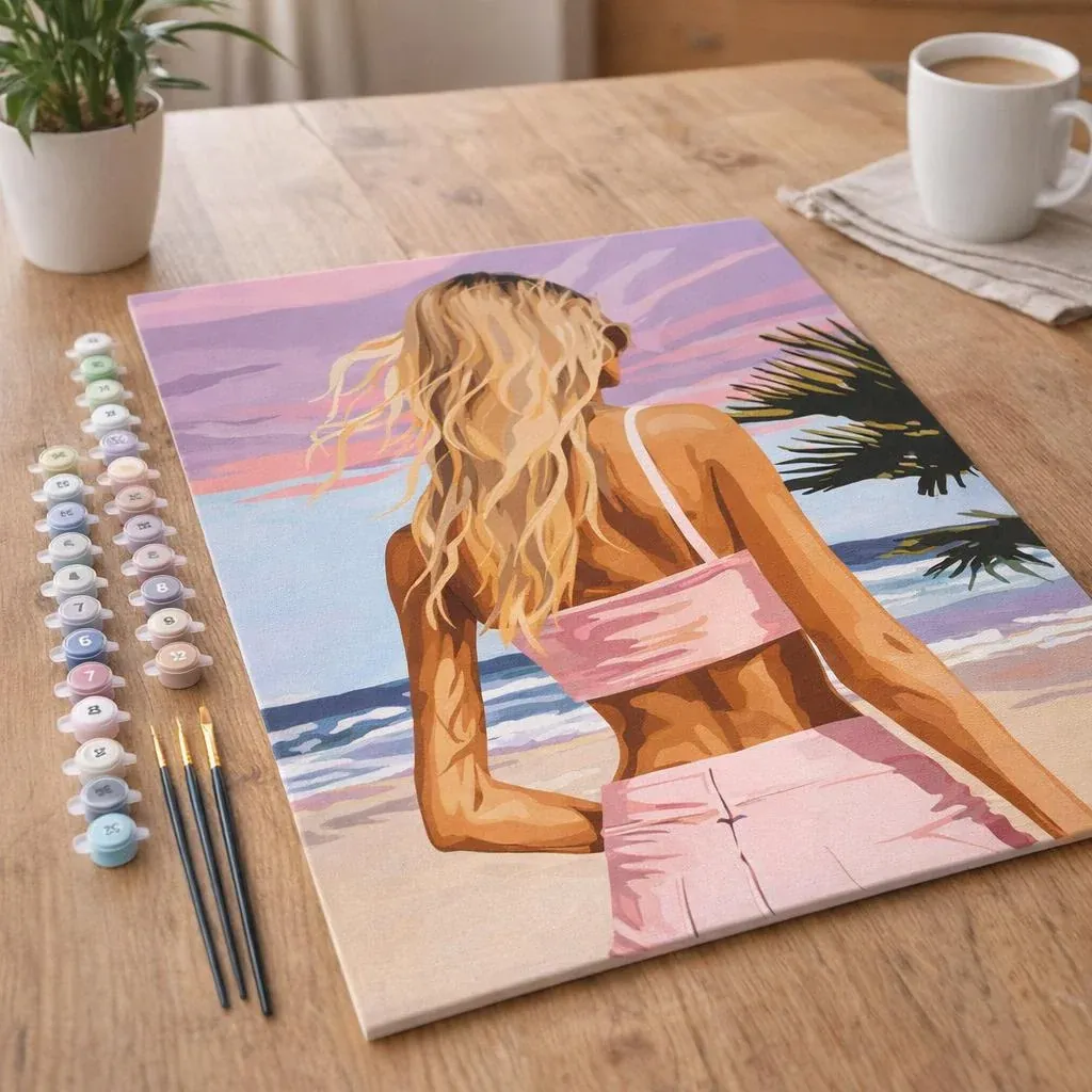 Peinture par numéro Beauté au crépuscule