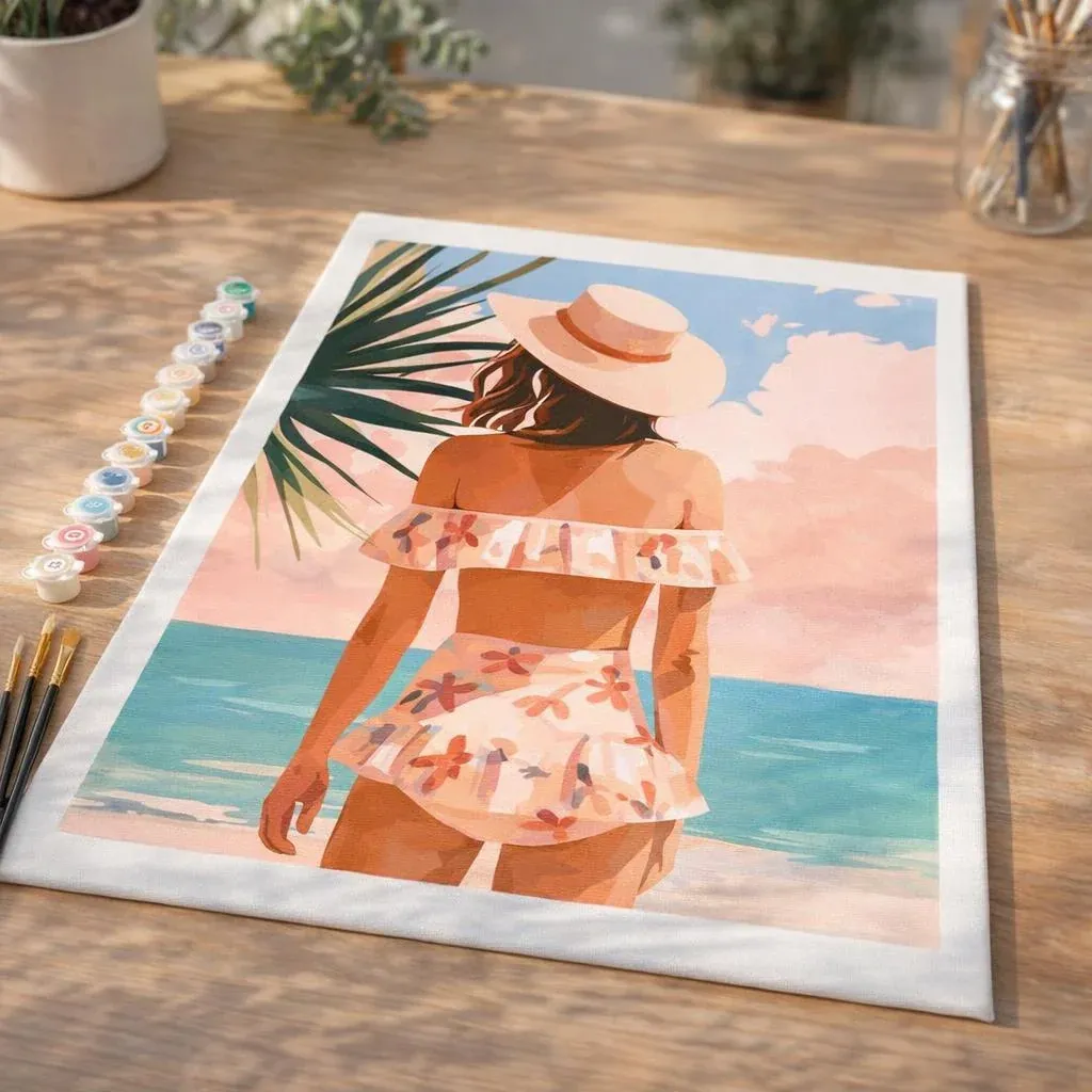Peinture par numéro Beauté estivale