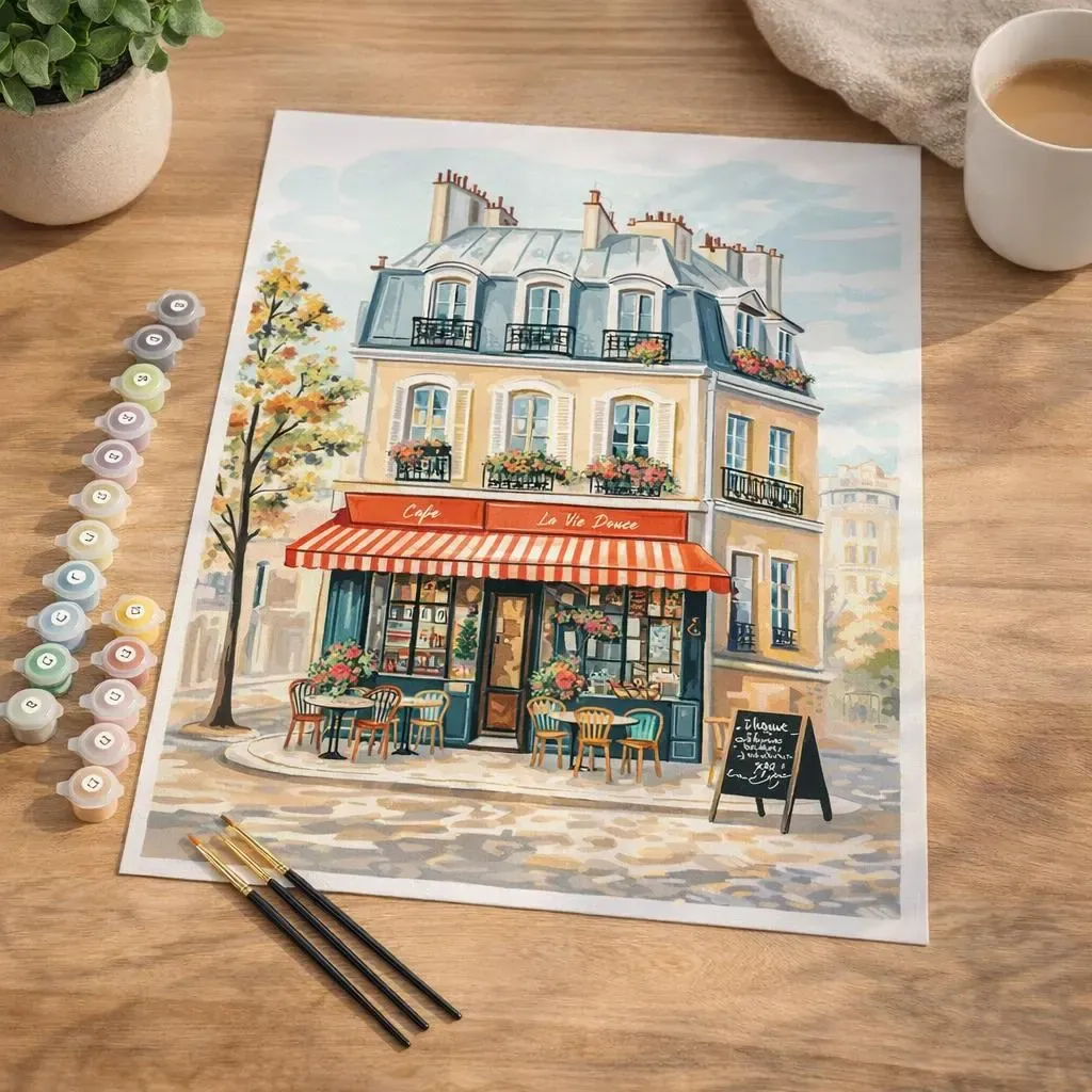 Peinture par numéro Café La Vie Douce