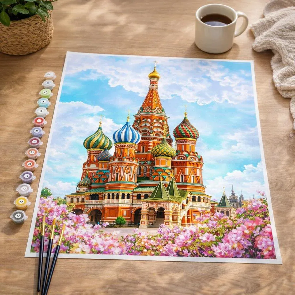 Peinture par numéro Cathédrale St Basil