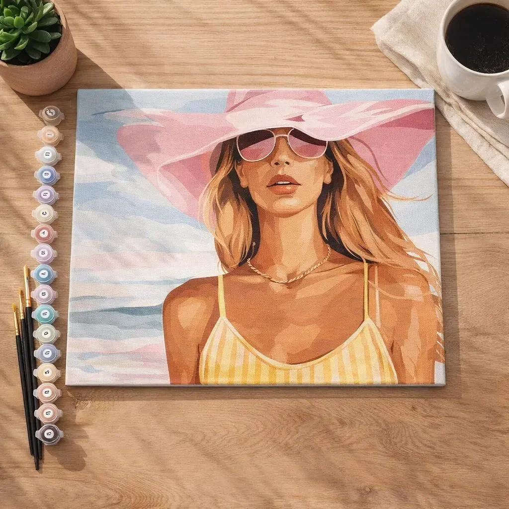 Peinture par numéro Charme d’une journée ensoleillée