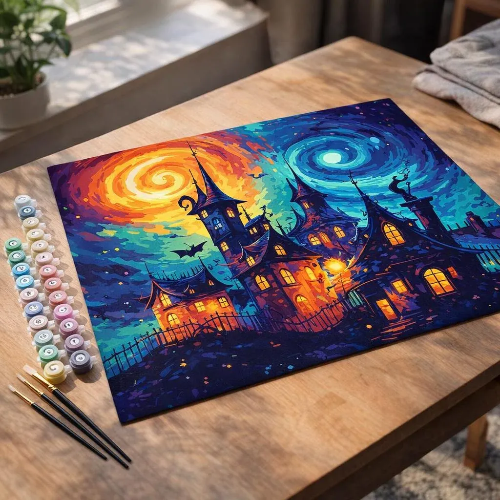 Peinture par numéro Château fantastique