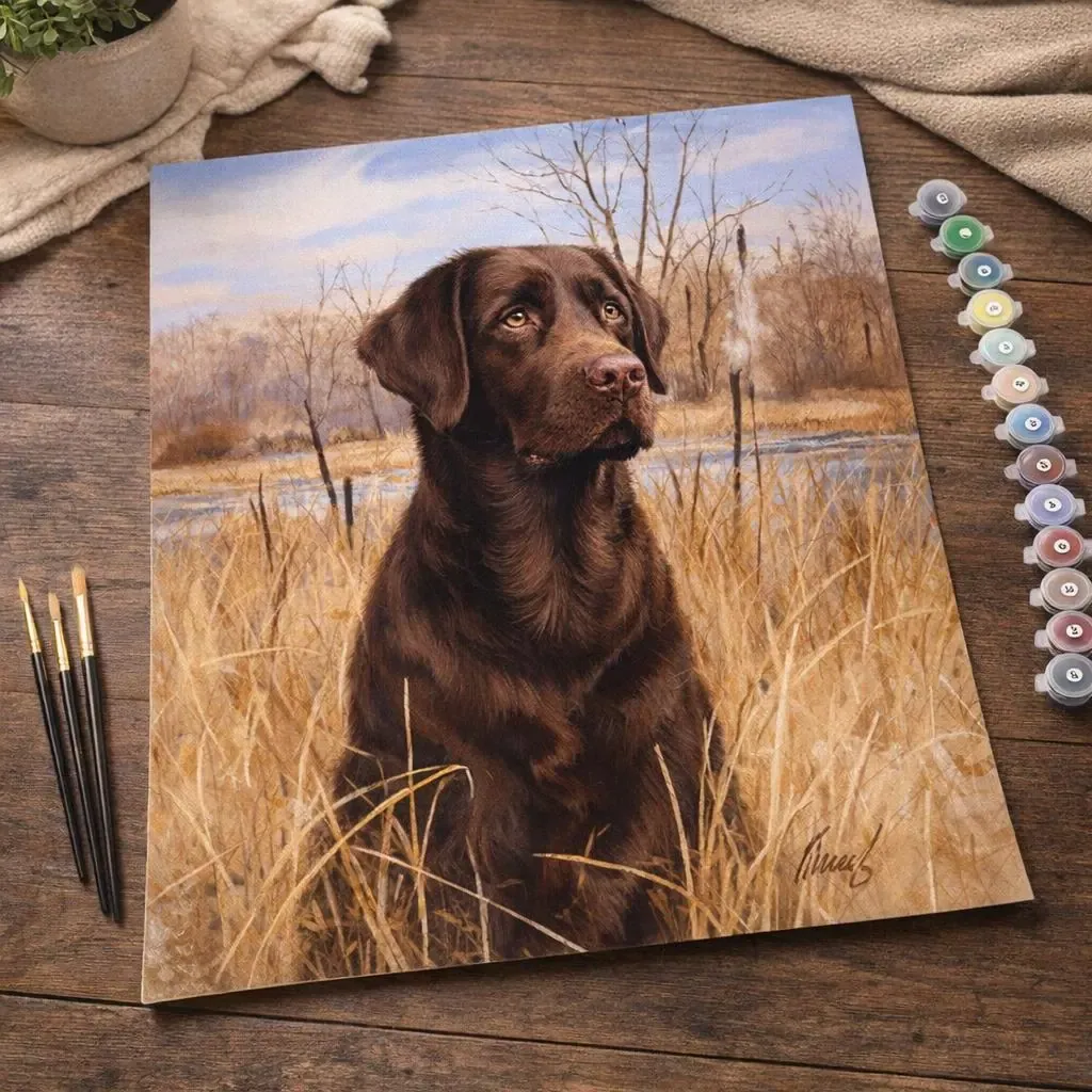 Peinture par numéro Chien Labrador