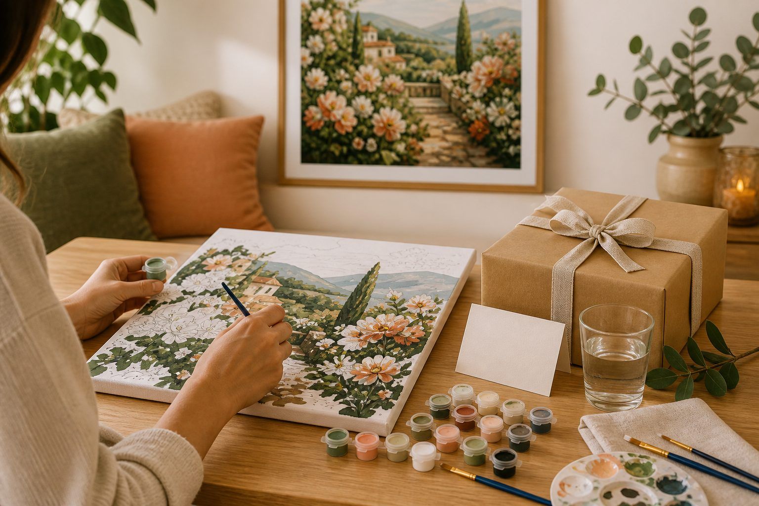 Peinture numéro : une activité créative, un cadeau et un objet déco
