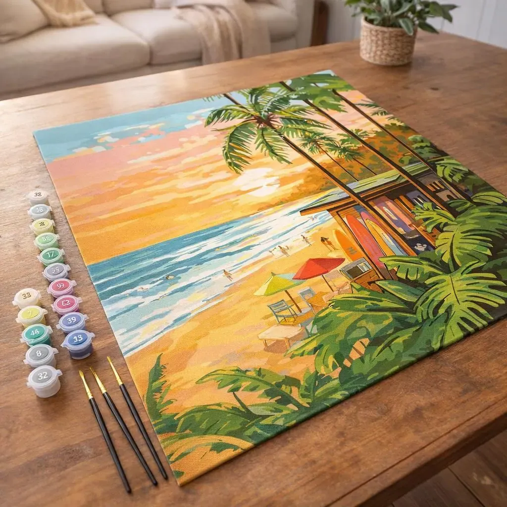 Peinture par numéro Club de surf