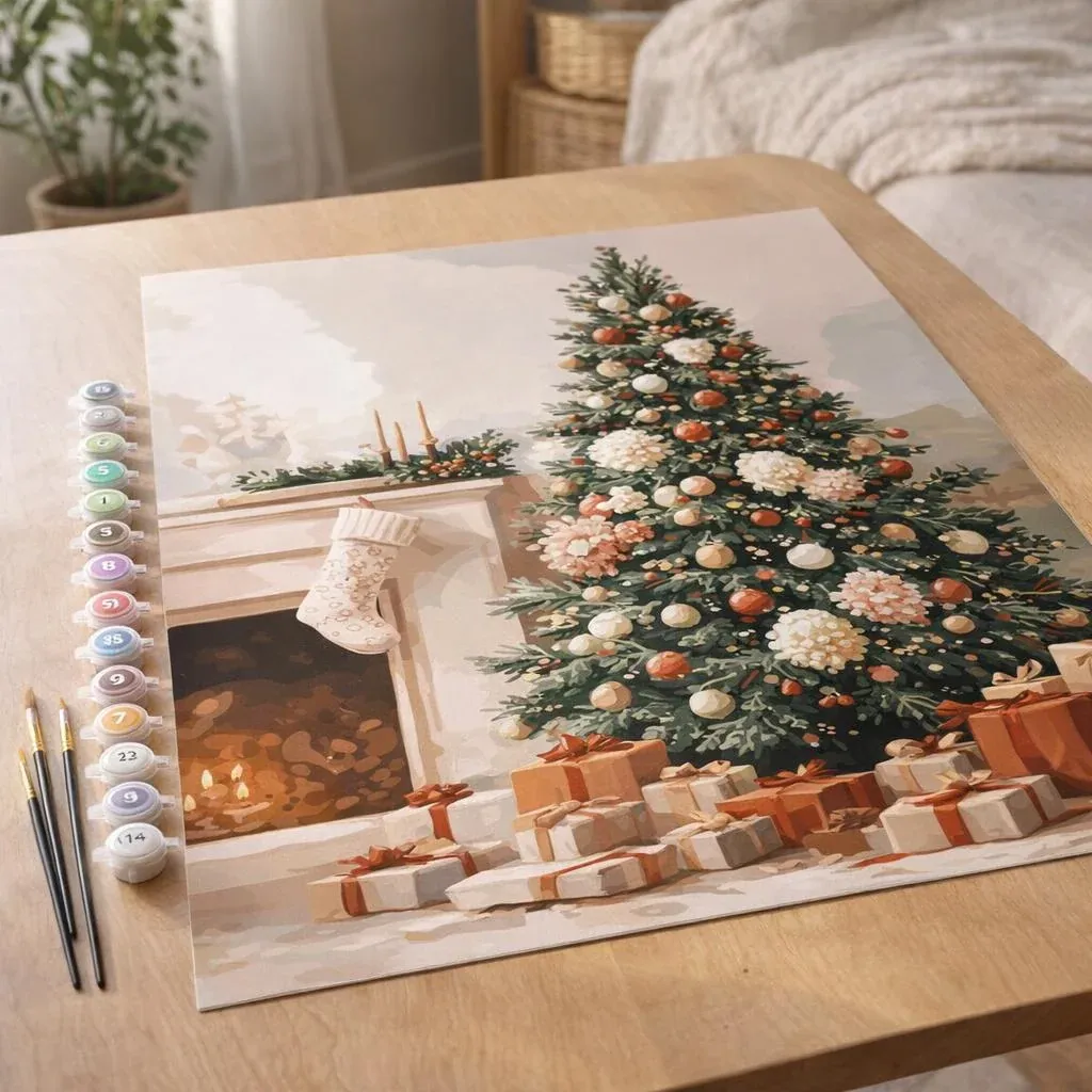 Peinture par numéro Décor de Noël Élégant