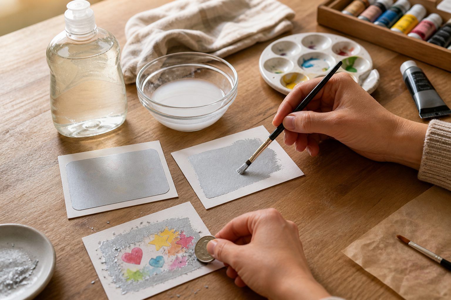 Comment faire une carte à gratter maison, étape par étape