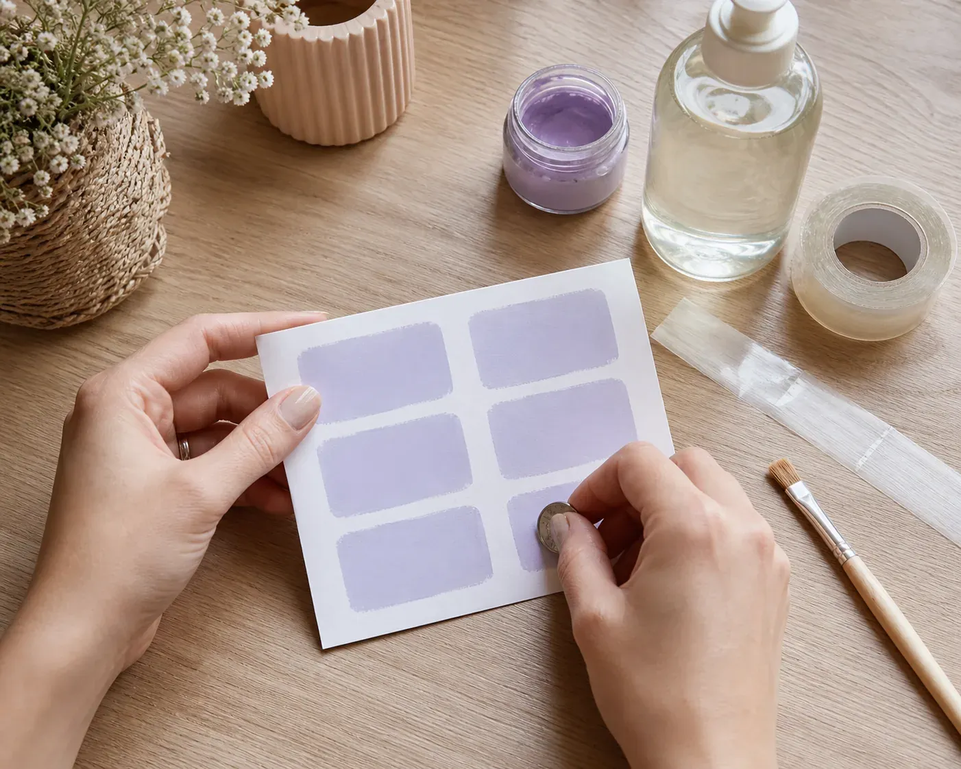 Une carte à gratter se fabrique avec du liquide vaisselle