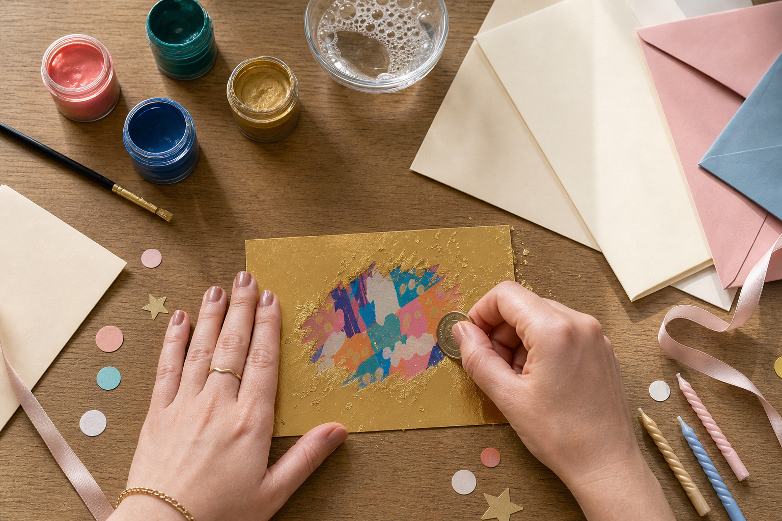 Faire une carte à gratter maison pour offrir une surprise