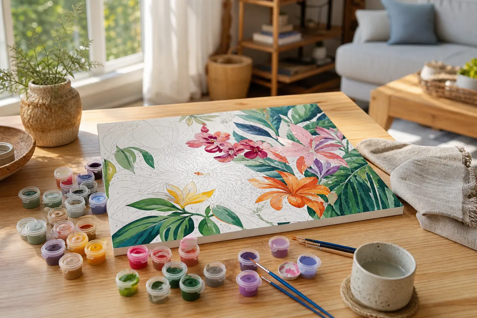 Un kit de peinture par numéro adulte se choisit selon votre déco