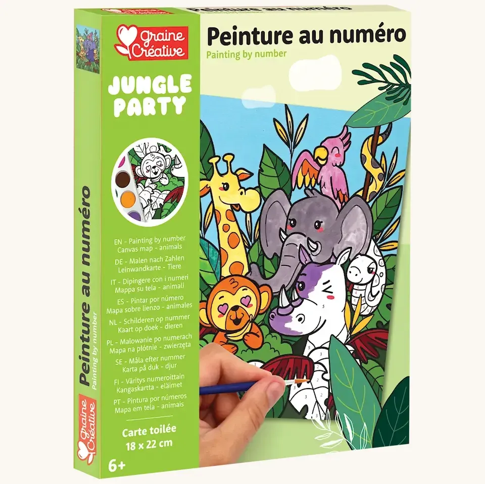 Peinture par numéro jungle