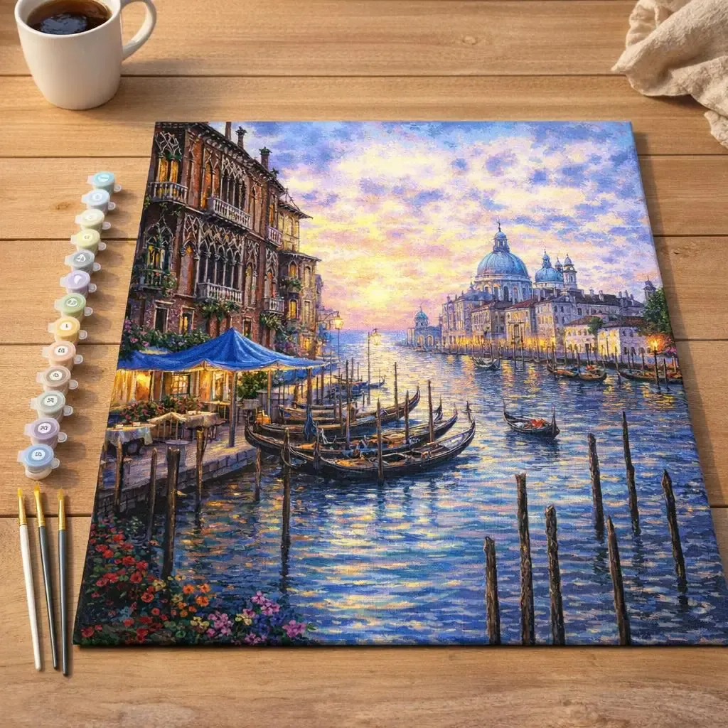 Peinture par numéro Le Grand Canal de Venise