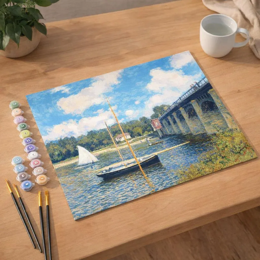 Peinture par numéro Le Pont d’Argenteuil Monet