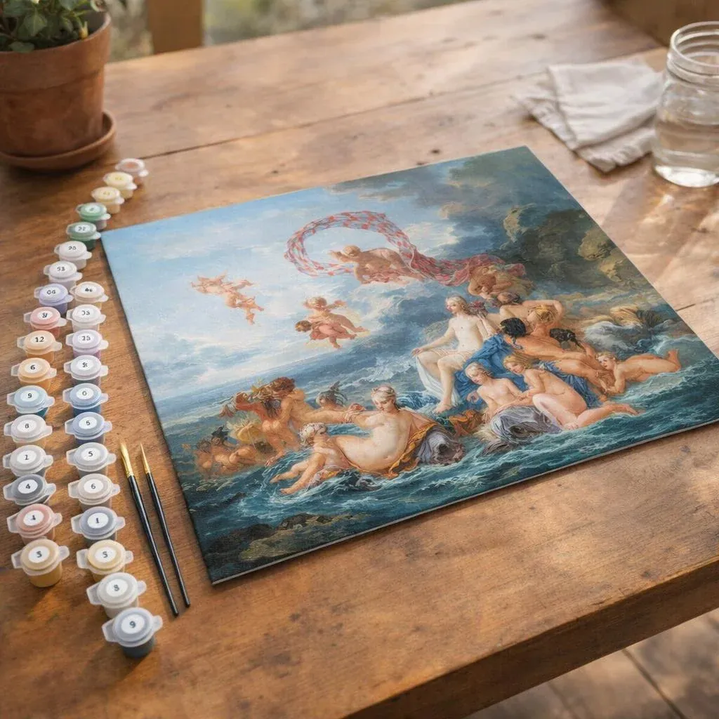Peinture par numéro Le Triomphe de Vénus François Boucher