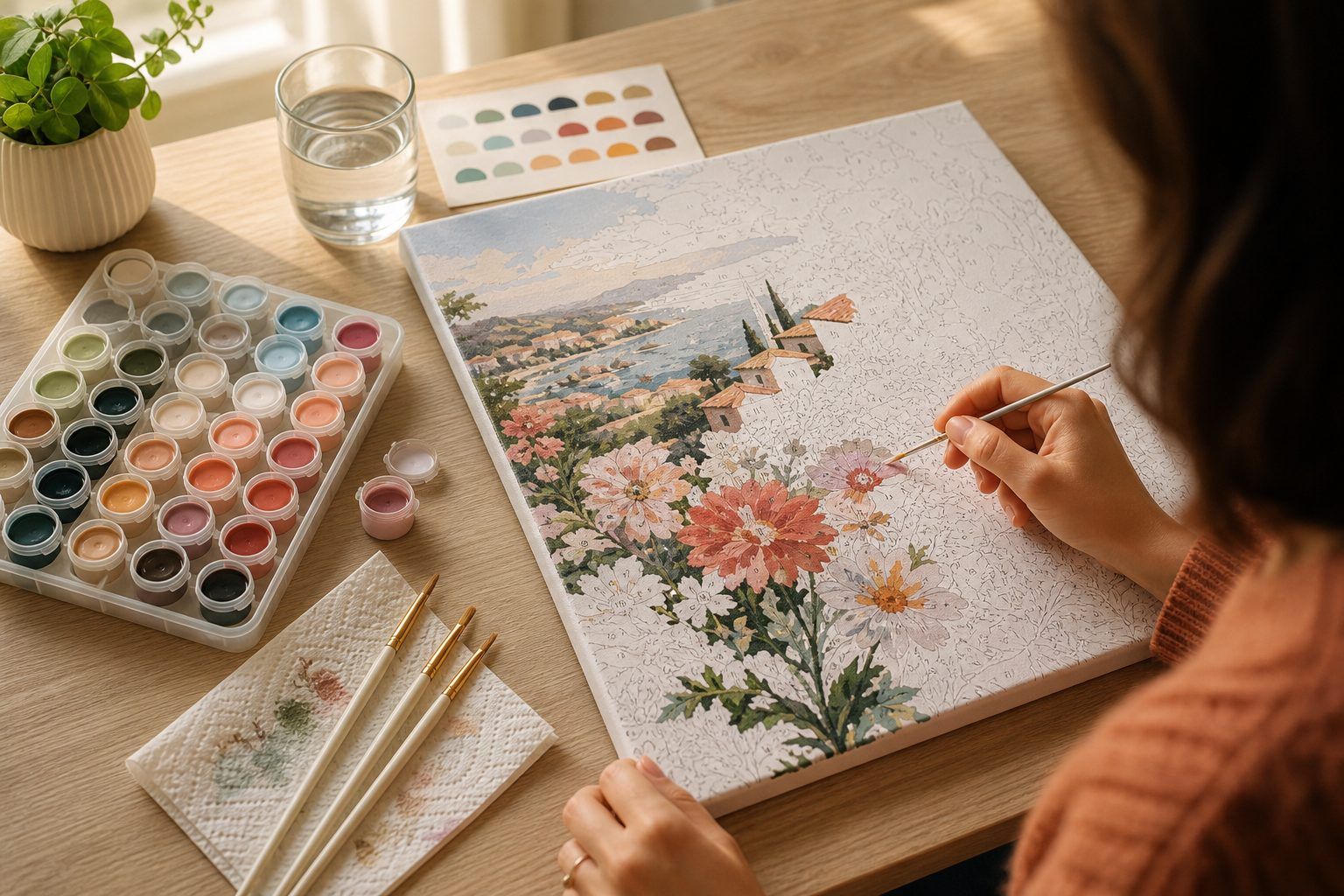 Conseils pour réussir sa peinture par numéros dès le premier kit