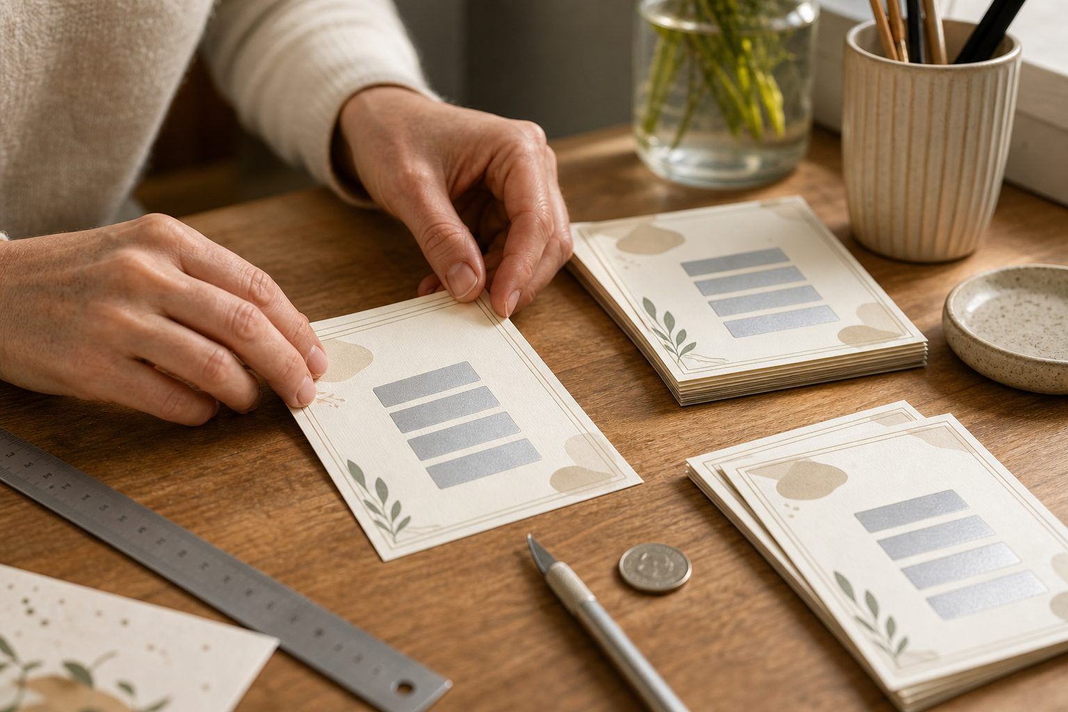 Créer une carte à gratter propre, lisible et agréable à utiliser
