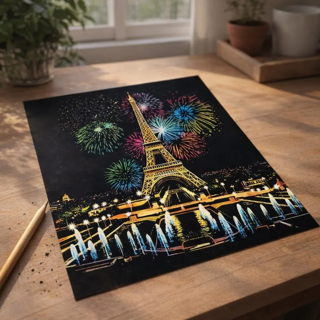 Peinture à gratter Paris