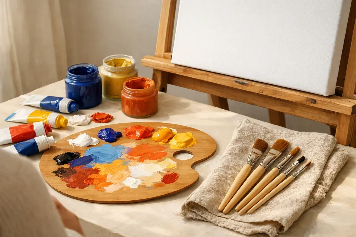 Peinture acrylique pour débutant : le guide