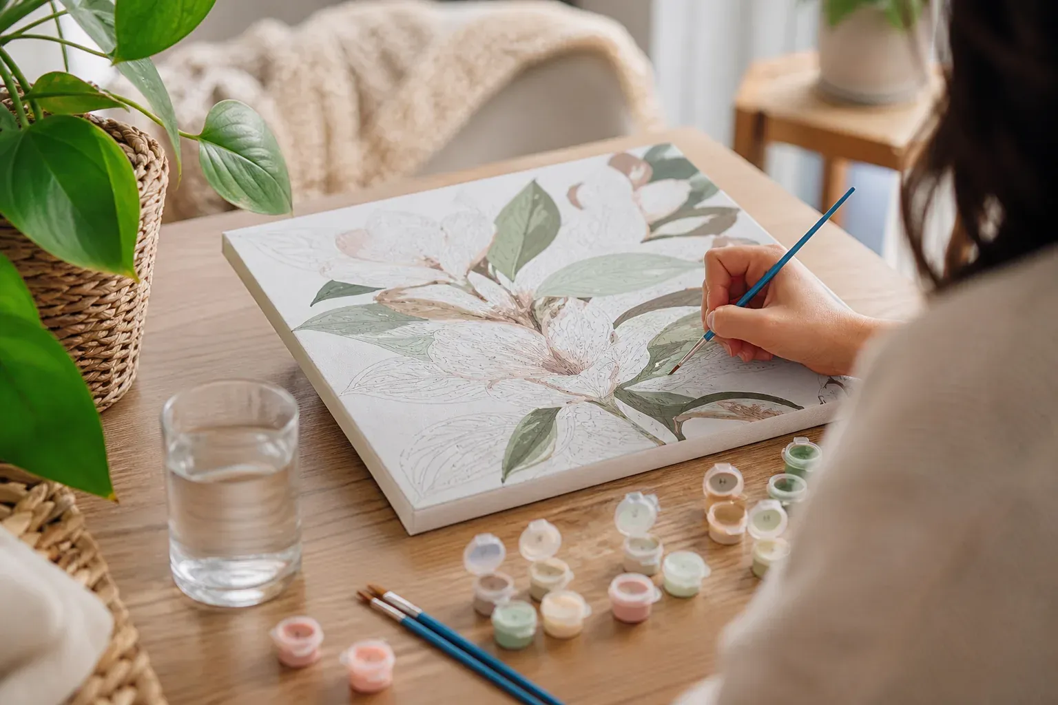 La peinture par numéro pour débutant : choisir et peindre sa toile