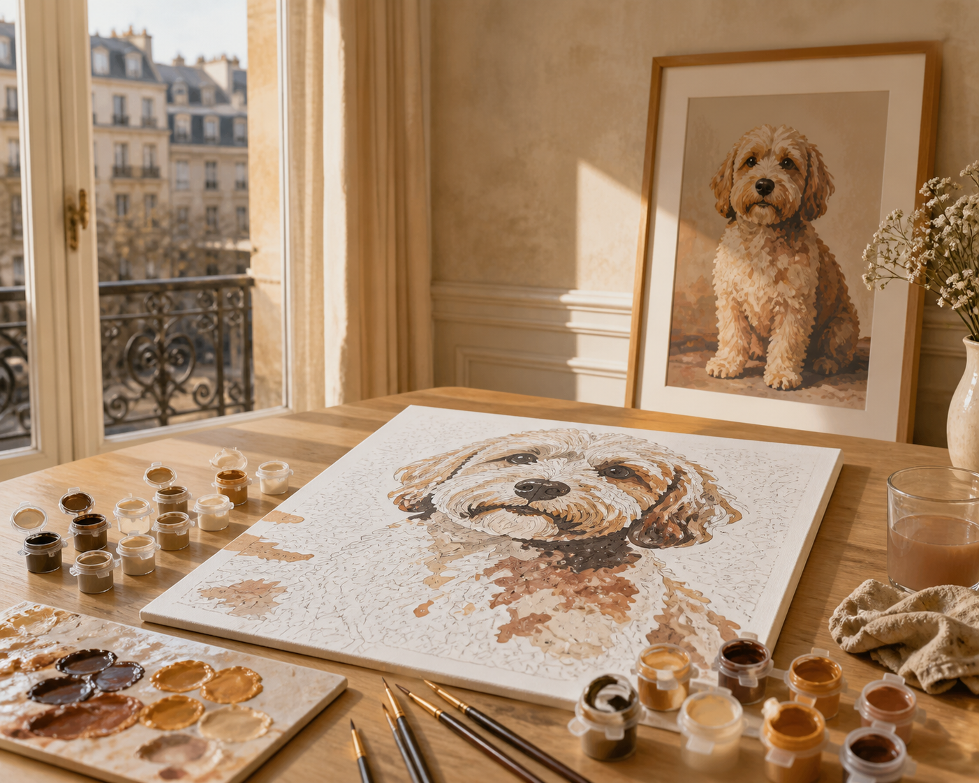 Une peinture numéro personnalisée réussie commence par la photo