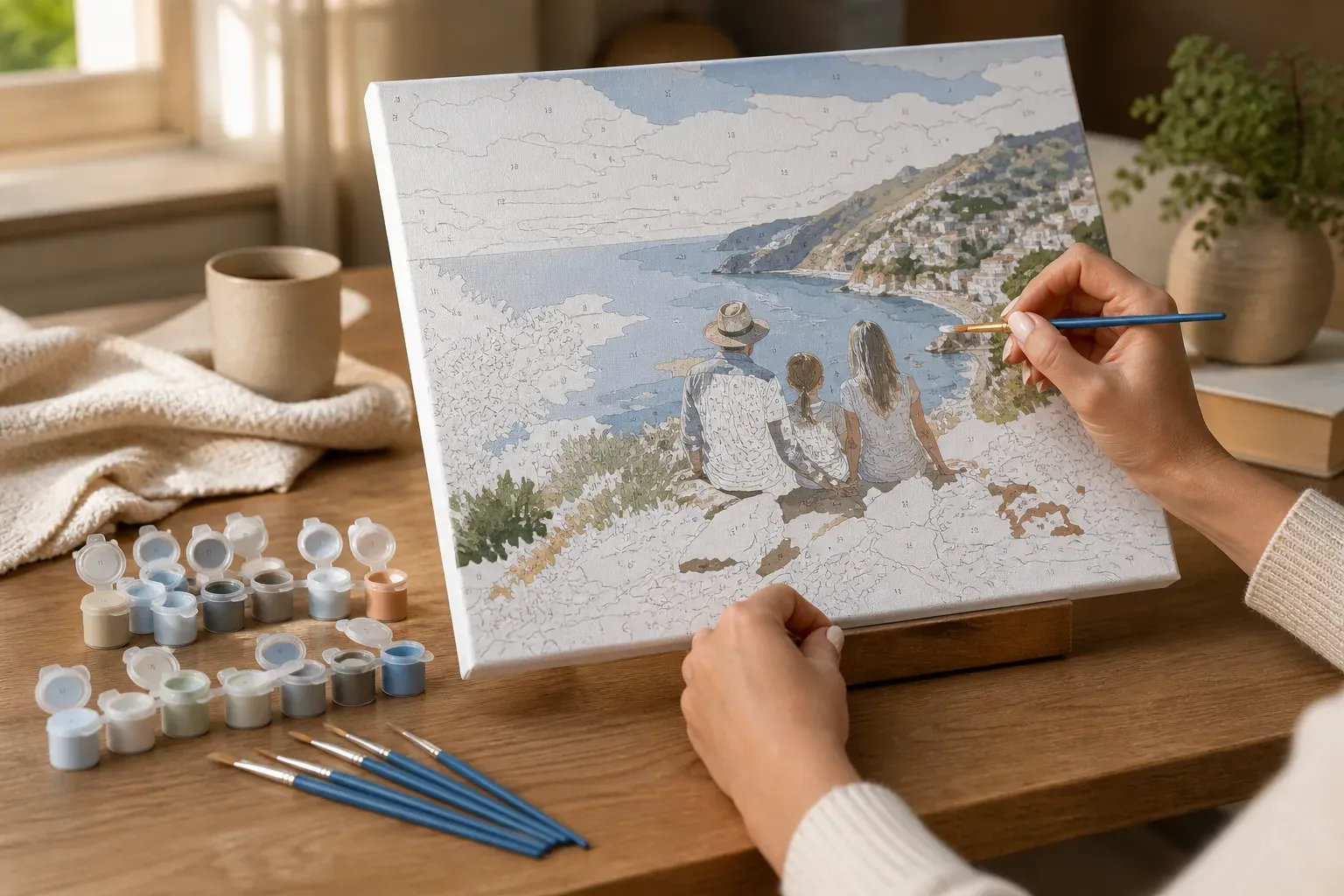 La peinture numéro photo : choisir l’image et le format