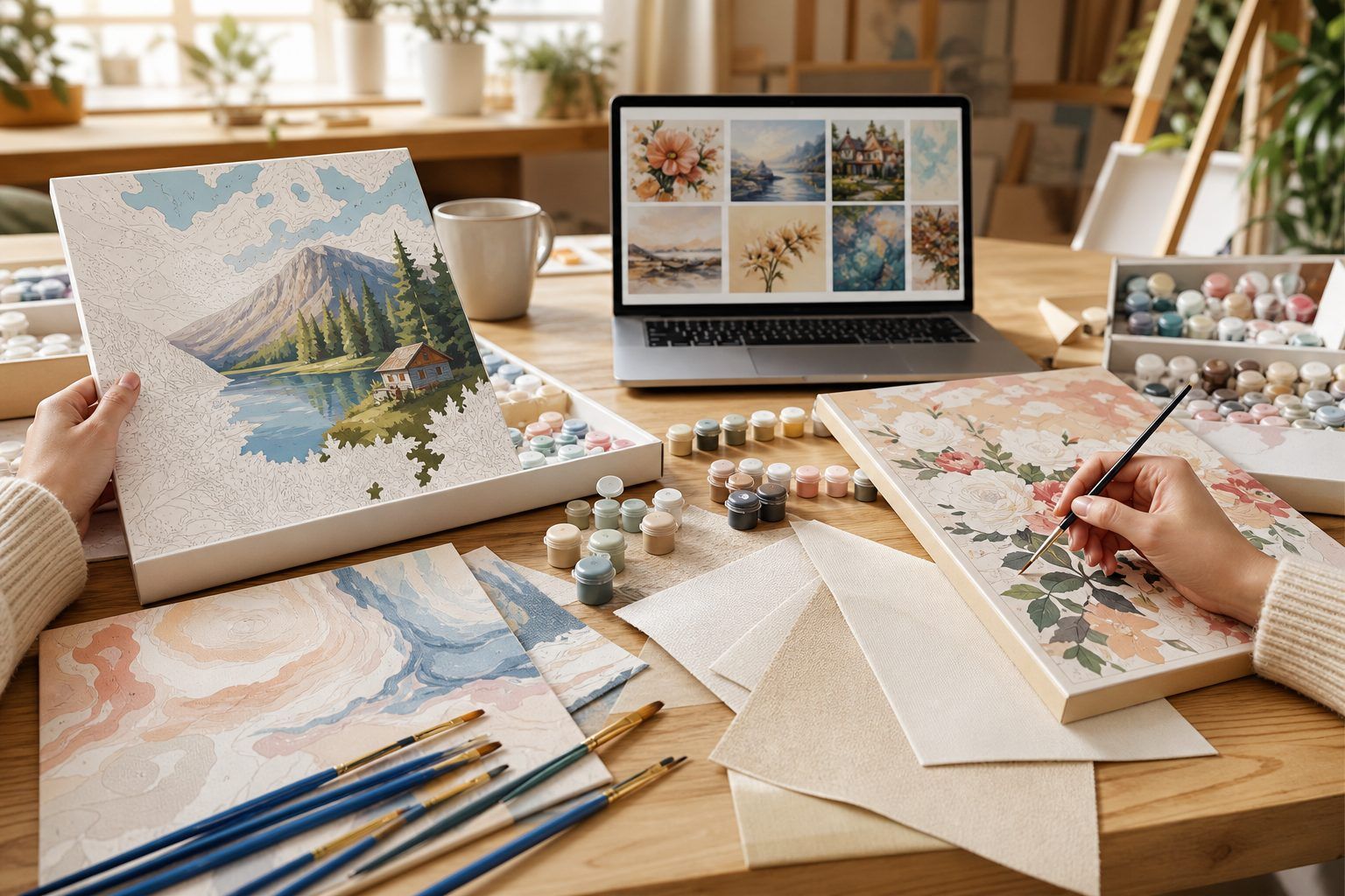 4. Comparer les sites et les collections de peinture par numéro sans se limiter au prix