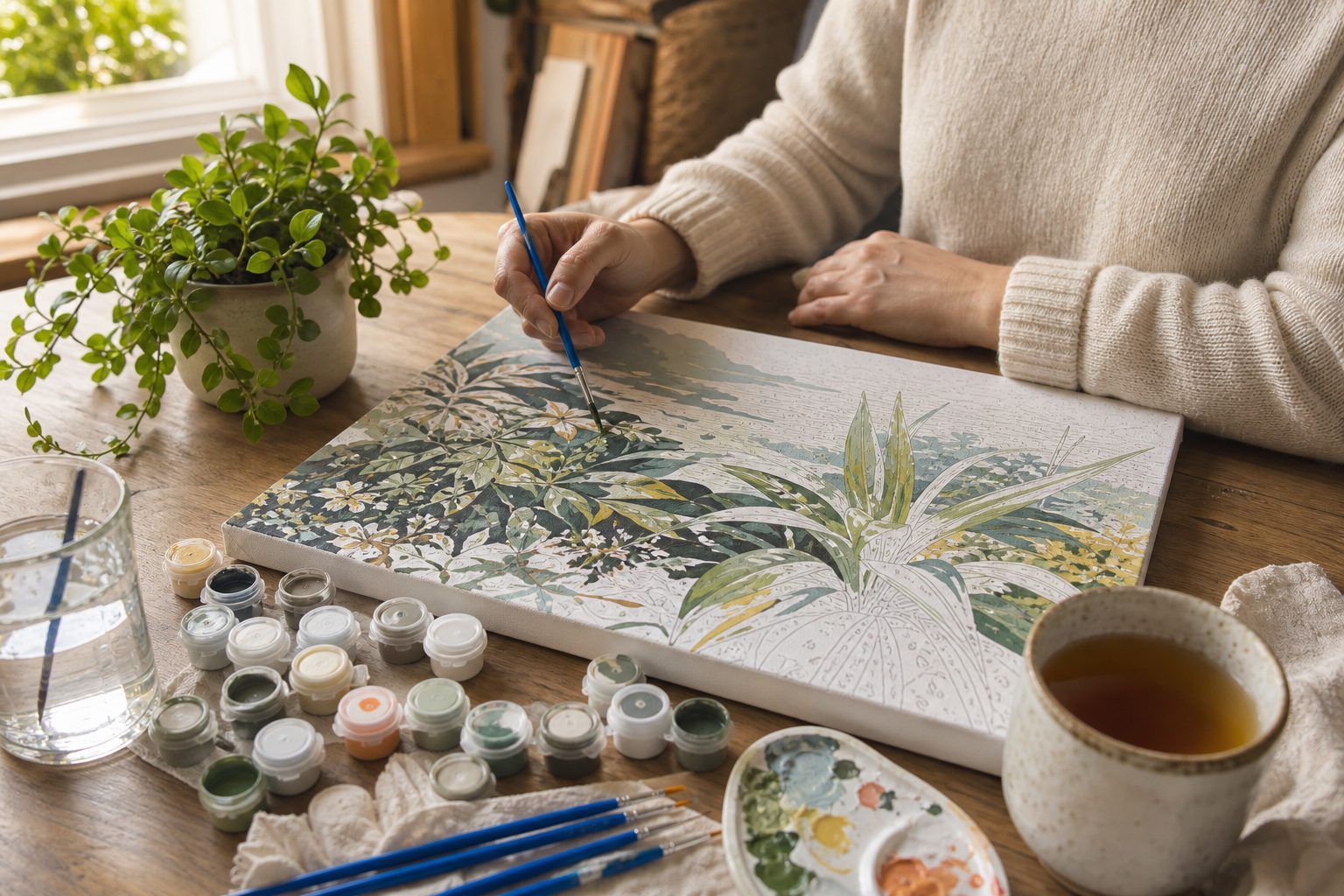 Les bienfaits de la peinture par numéros pour adultes : ce qu’elle apporte réellement