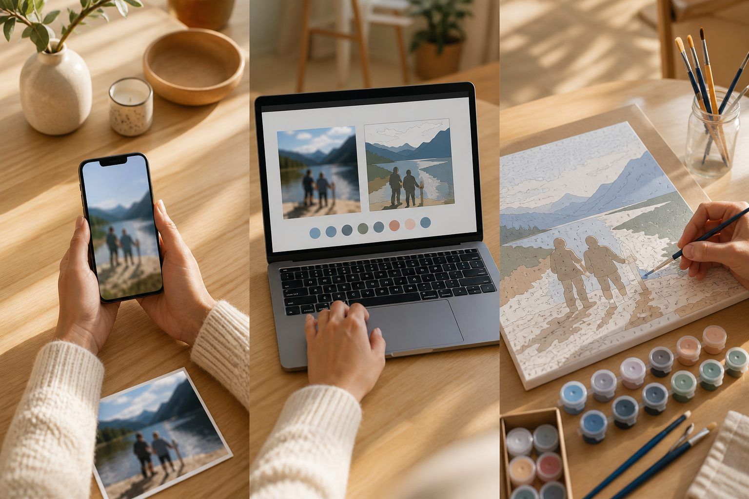 Commander une peinture par numéro personnalisée : les étapes à suivre