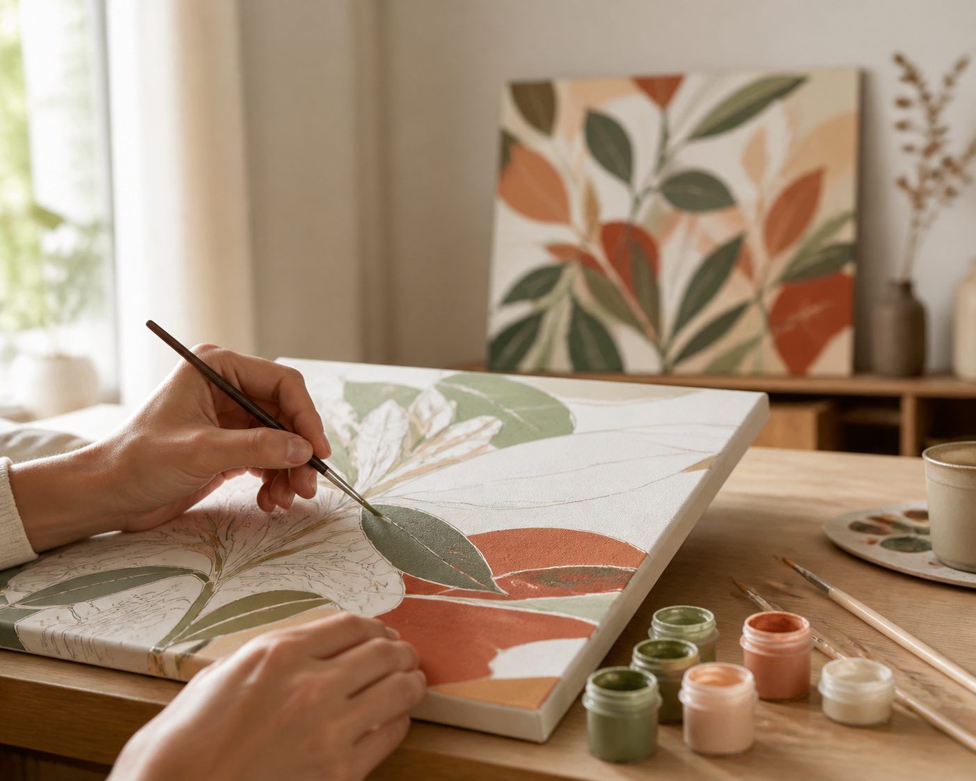 Pourquoi peindre sur toile et comment obtenir un rendu décoratif