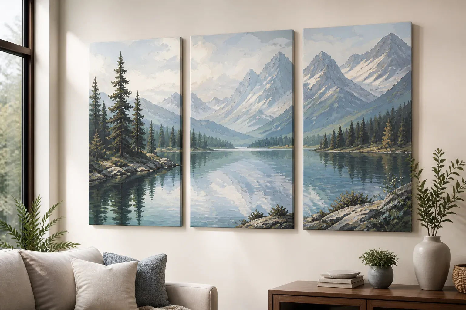 La peinture par numéro triptyque : choisir, peindre et encadrer