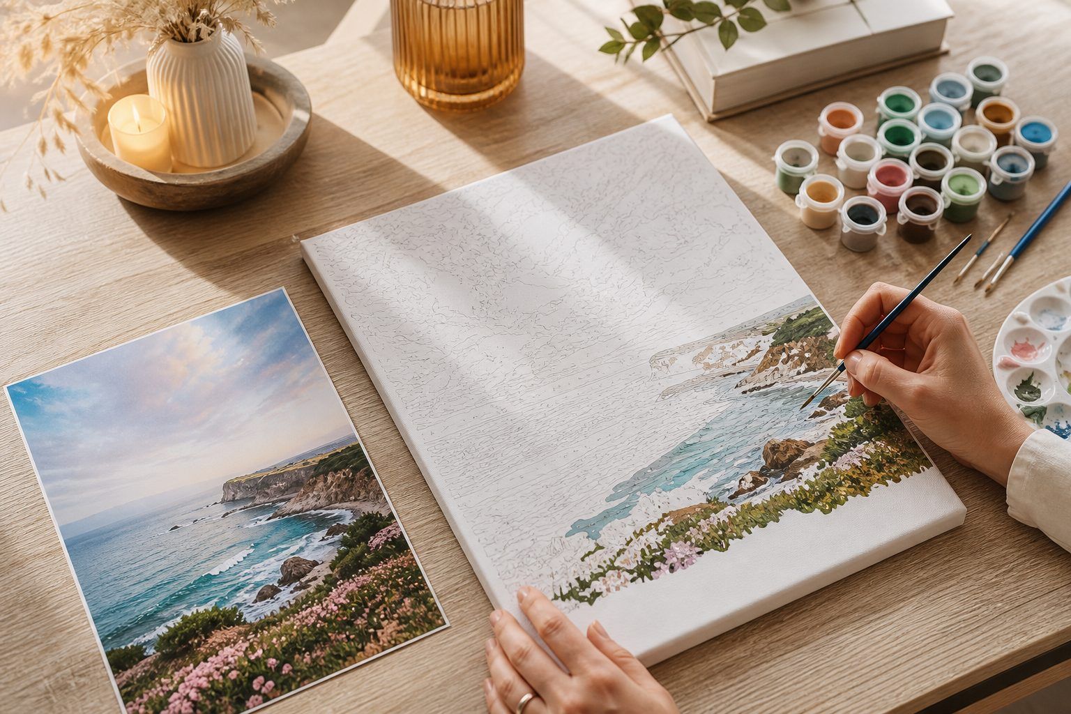 Transformer une photo en peinture par numéros : les étapes à suivre