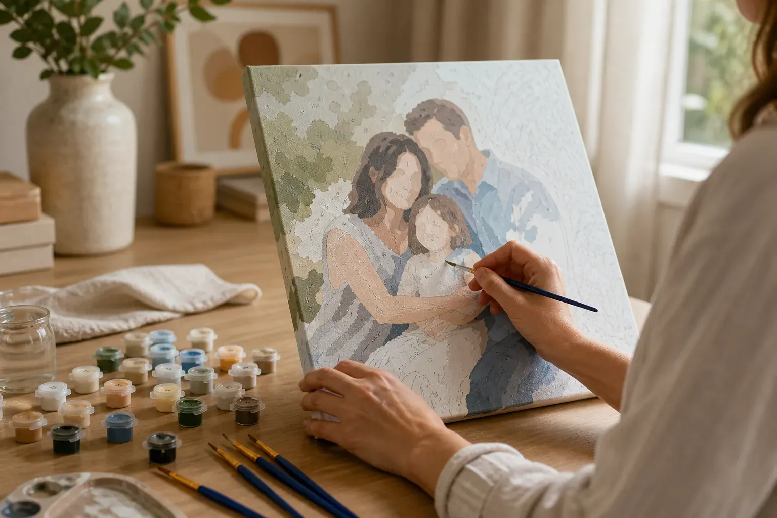 La peinture par numéros adulte personnalisée : photo et tableau déco