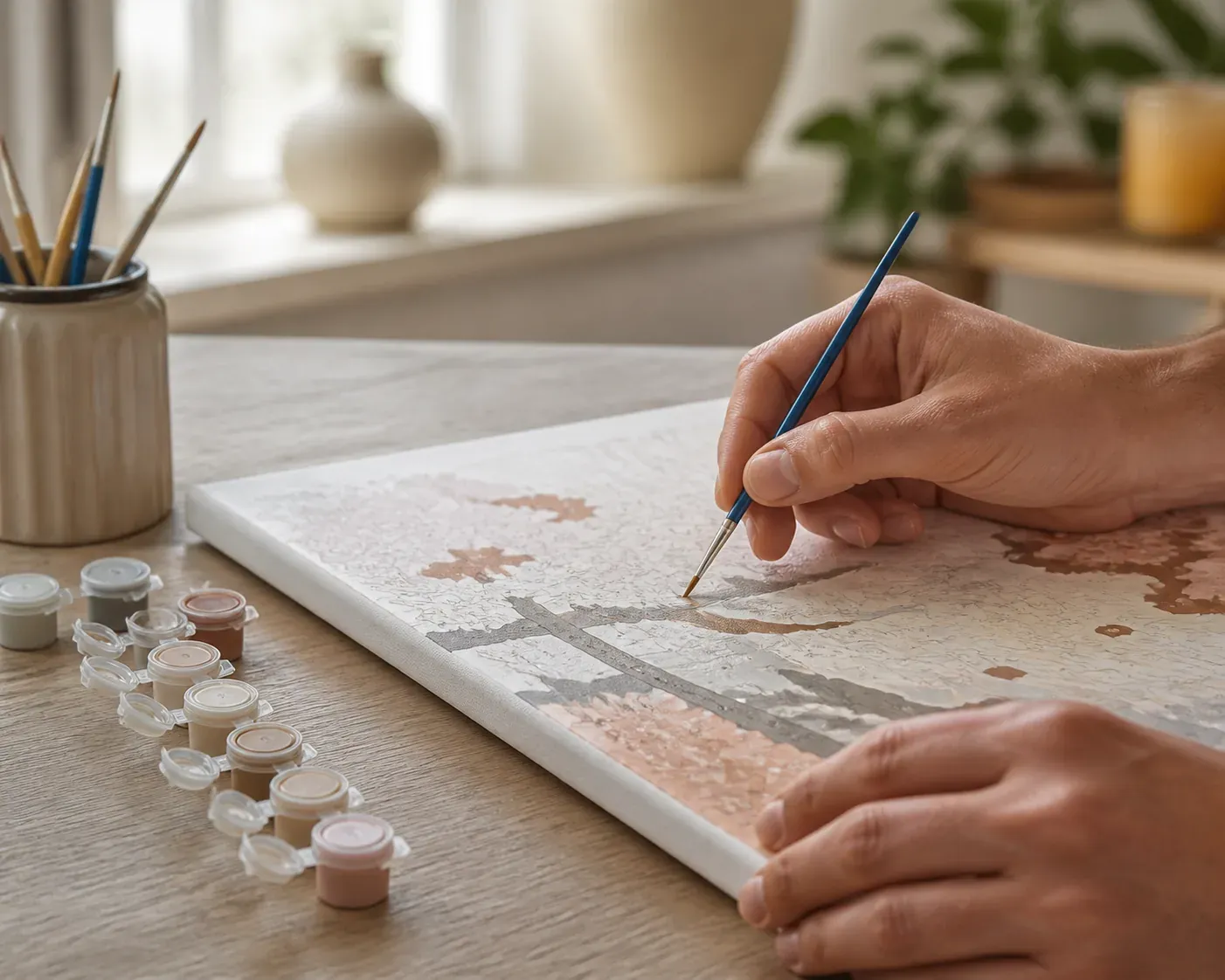 La peinture par numéros vous aide à créer un décor personnel