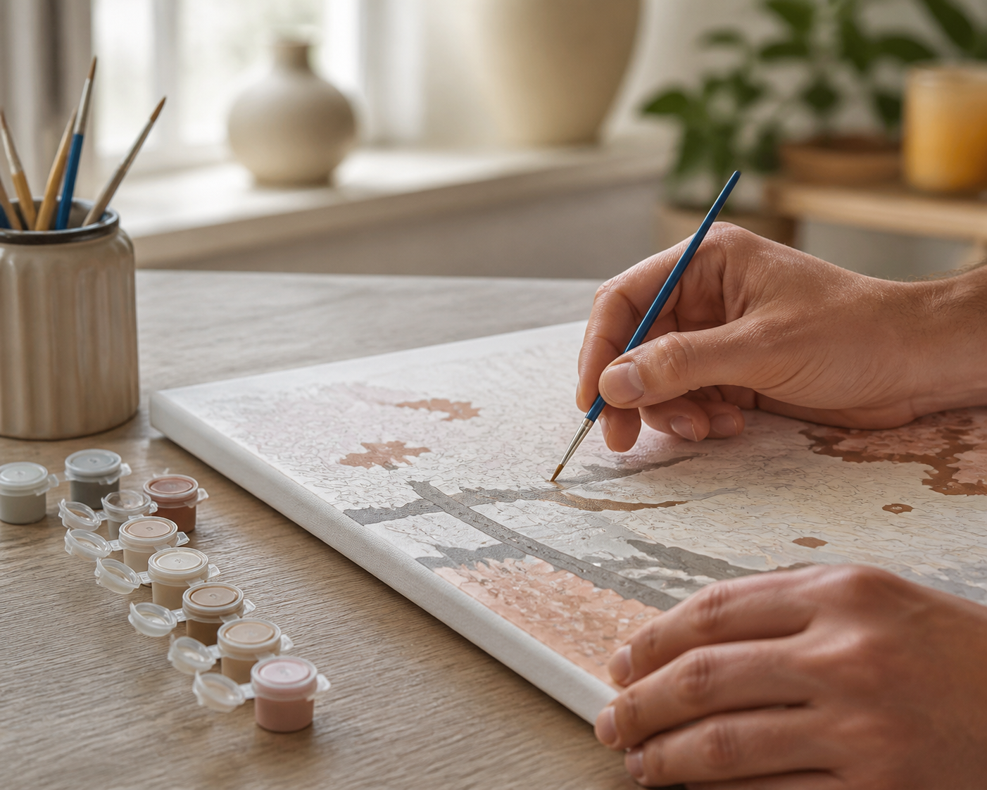 La peinture par numéros vous aide à créer un décor personnel
