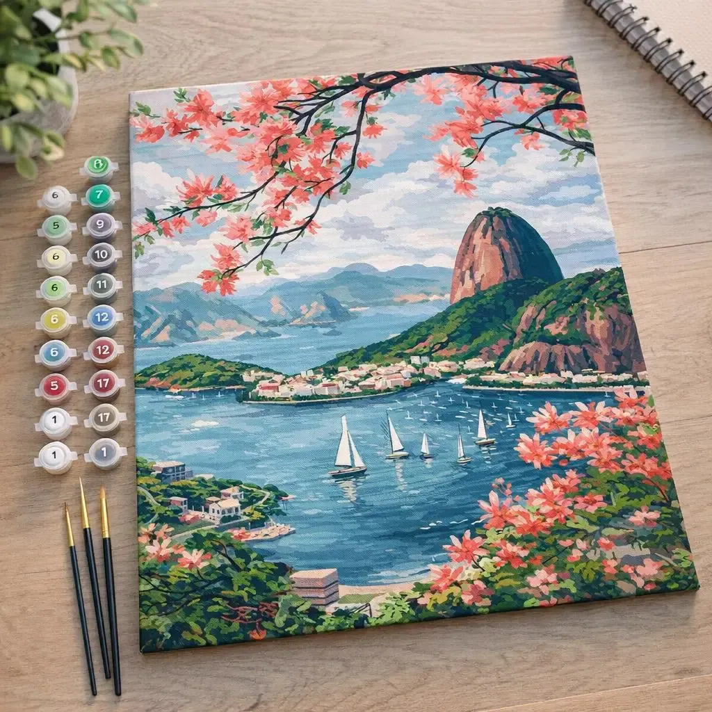 Peinture par numéro Port de Rio de Janeiro