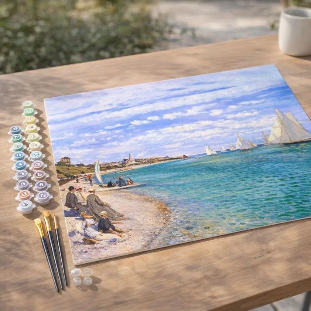 Peinture par numéro Régates à Sainte-Adresse Monet