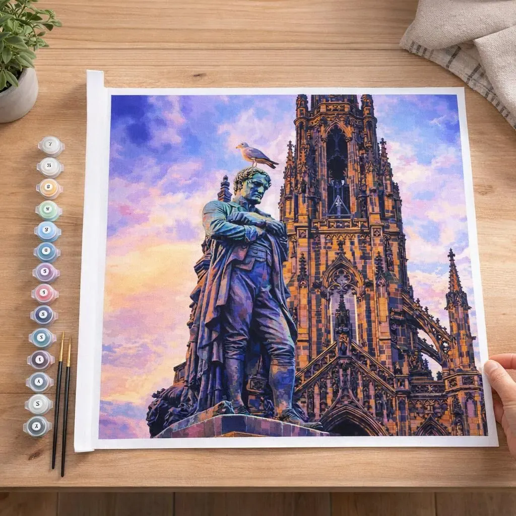 Peinture par numéro Statue Edinburgh
