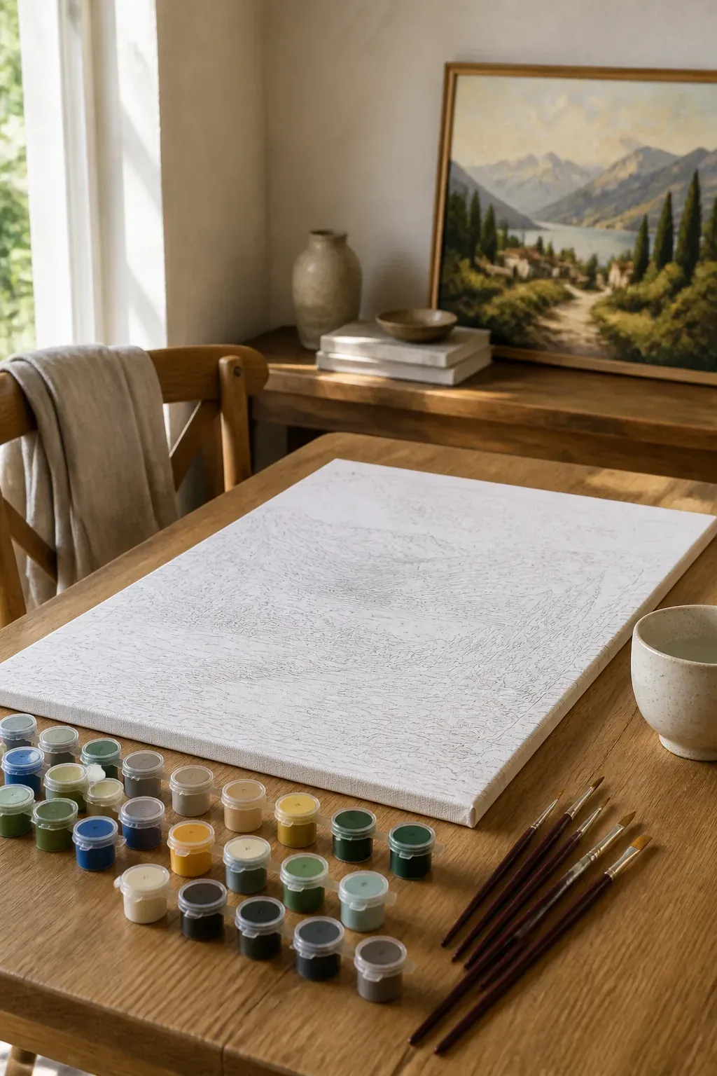 Un tableau de peinture par numéro pour adulte peut embellir votre décor