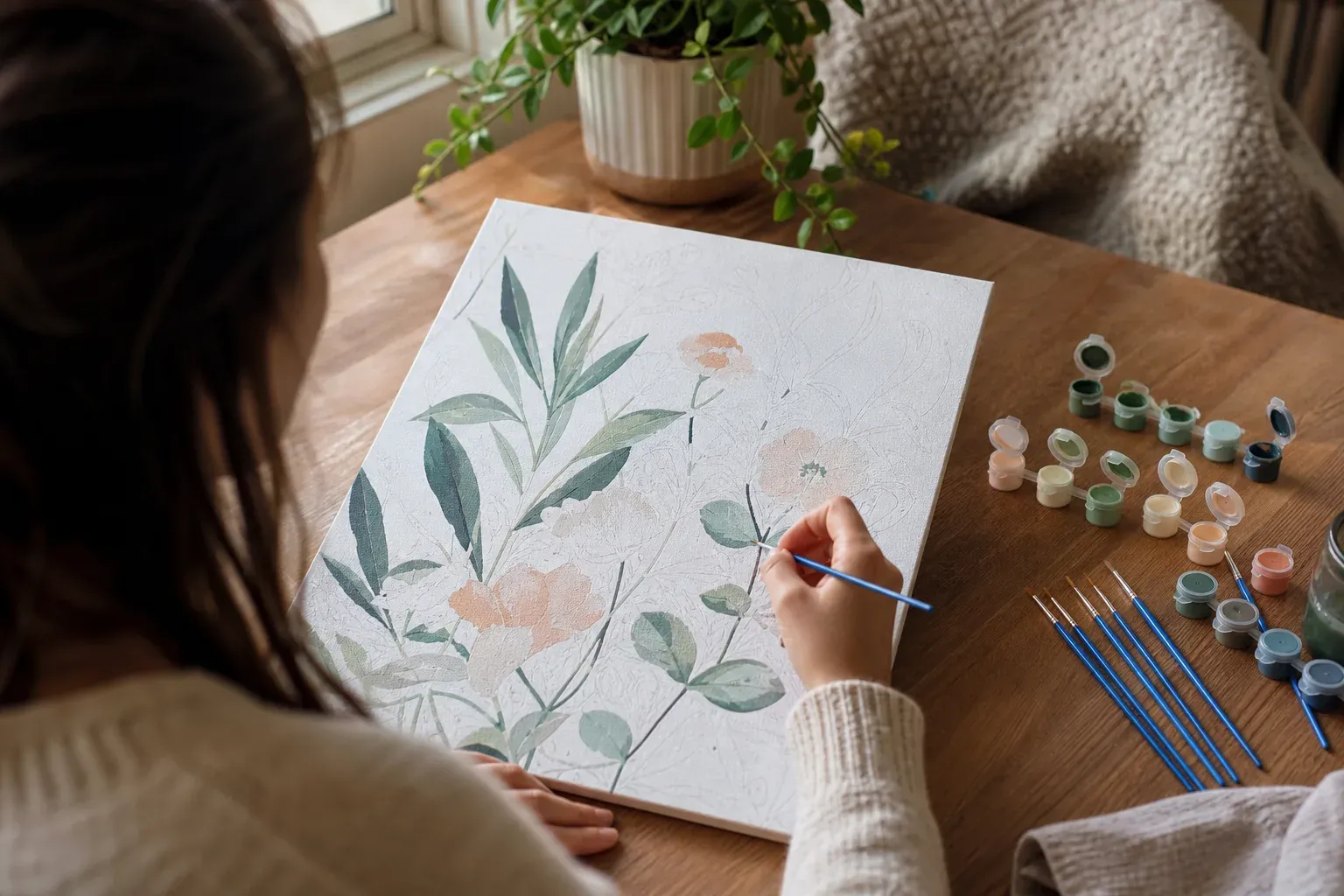 Un tableau de peinture par numéro peut devenir votre déco